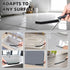 3 Pcs Hard Bristle Cleaning Brush Set, Grout Scrub Brush for Tile Crevice, Bathroom Kitchen Gap Cleaning Tools (Black)