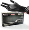 PACIFIC PPE 4 mil Black Nitrile Disposable Gloves - Food-Safe, Latex-Free Cleaning and Cooking Gloves (Large)