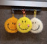 4 Count Fun Smile Face Dish Scrubbers, Premium Quality Acrylic Dish Cleaning Sponges for Kitchen