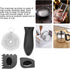 Chainmail Scrubber Kit for Cast Iron Pans, Stainless Steel Cleaner with Toothed Scraper and Handle Cover, Durable for