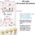 None Brand Blank Gift Certificate Scratch Off Cards, Scratch to Win Cards for Wedding, Bridal, Baby Shower Favors