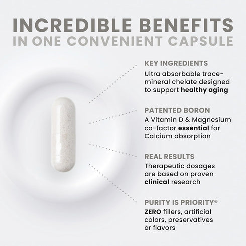 Pure TheraPro Rx Bio Boron 10mg, 3 Months Supply, Premium Formula for Bone Health, Joint Flexibility, Cardiovascular