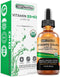 MAX Absorption Vitamin D3 + K2 (MK-7) Liquid Drops - Peppermint Flavor, Supports Strong Bones and Healthy Heart