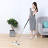 Eyliden Dust Mop with 2 Reusable Washable Pads, Height Adjustable Handle for Wet & Dry Floor Cleaning