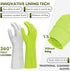 Vgo... 2 Pairs Reusable Household Aromas Gloves,Innovative Lined Dishwashing Gloves,Durable Cleaning Gloves,Long Sleeves Kitchen Gloves(Dark Blue&Hi-viz Green,Size L,TP1117)