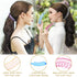 RC ROCHE ORNAMENT 6 Pcs Womens Premium Hair Plastic Banana Clip, Large Transparent Multicolor, Strong Hold Accessory
