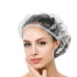 Years calm 50PS Disposable Shower Caps, Plastic Clear Hair Caps for Dyeing Assistance, Portable Travel Size