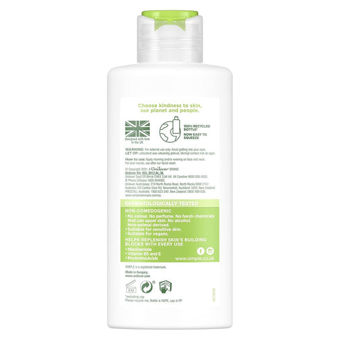 Simple Hydrating Light Moisturiser, 125 ml