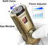 Lighter Torch with Rest Stand, Windproof Single Butane Refillable Scorch Lighters, Gold