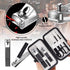 Nail Clipper Set, Portable Manicure Kit for Men with Travel Case, Toe and Finger Nail Clippers