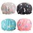 Unicorn Shower Caps, Double Layers Bath Hat for Women Girls to Cover Long and Thick Hair, Reusable Waterproof Bonnet 4