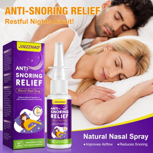 JINZZHAO Anti Snoring Spray, Snoring Solution to Help Open The Throat & Air Passage, Effective Stop Snoring Solution