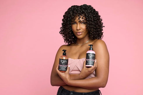 tgin Rose Water Defining Styling Gel - For Natural Hair, Curls, Waves, 13OZ