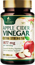 Apple Cider Vinegar Capsules 1877mg - Extra Strength Detox & Cleanse with Vitamin D & Zinc - Premium Vegetarian