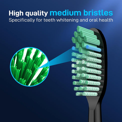 Mcuy Toothbrush Replacement Whitening Heads Compatible with TAO Clean Sonic Electric Toothbrush - Brush Heads Refills