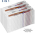 100 pcs Disposable Toothbrushes with Toothpaste Floss, Individually Wrapped, 10g Toothpaste for Homeless, Airbnb, Hotel