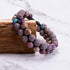 Bivei Aromatherapy Essential Oil Diffuser Bracelet, Lava Stone Bead Gemstone Anxiety Diffuser Bangle