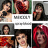 MEICOLY 2 Packs Blood Splatter Fake Blood Spray, 2.1oz Halloween Liquid for Zombie, Vampire SFX Makeup