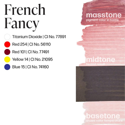 Perma Blend - French Fancy Pink Tattoo Ink for Permanent Makeup, Lip Blush Microblading Ink, Vegan (0.5 oz)