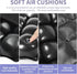 Makrozoia 17 17 Inches Cushions for Pressure Sores on Buttocks - x Wheelchair Cushion for Pressure Relief - Inflatable