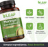 B'LEAF NATURE Organic Moringa Pure Capsules - 1000mg, 180 Count for Immune Support, Energy & Balance