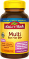 Nature Made Multivitamin For Her 50+, 90 Tablets, No Iron, Daily Nutritional Support for Women, 90 Day Supply