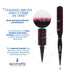 Spornette Boar Bristle Hair Brush, Little Wonder Teasing Brush for Volume (Pink)