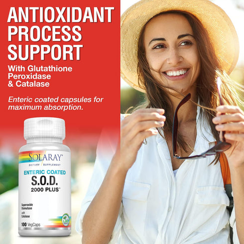 Solaray S.O.D. 2000 Plus - Capsule (Btl-Plastic) 400mg, 100ct