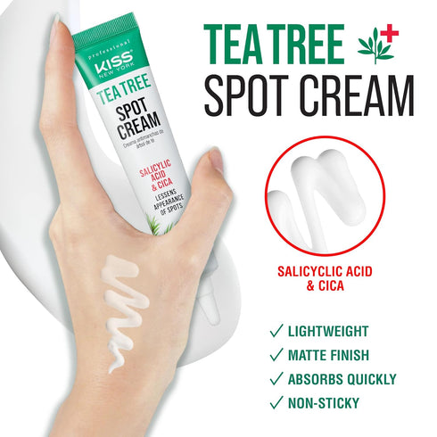 Tea Tree Spot Cream - Lightweight Face Spot Cream for Blemishes, Korean Skincare