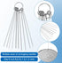 30pcs Shower Head Cleaner Tools - Multi-Sized Tiny Brushes for Anti-Clogging Cleaning (Green)