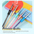 5Pcs Beetles Gel Polish Nail Art Liner Brushes Set, Diamond Handle for Painting, Dotting, and Drawing Sizes 5 7 9 11