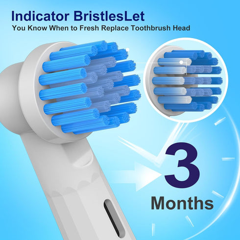 Replacement Heads for Oral B Braun Electric Toothbrush, 10 Pcs Professional Brush Heads for Oral B Pro Series