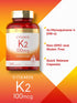 K2 100 K2 MK-4 240 Carlyle Vitamin Supplement mcg | | Capsules | Non-GMO & Gluten Free
