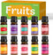 Fruity Fragrance Oil Set, 10x10ml, Colomix Essential Oils for Diffusers for Home,