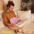 Hot Water Bottle with Soft Cover - 1.8L Large Classic Hot Water Bag for Pain Relief, Menstrual Cramps, Hot Therapy