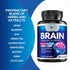 Brain Supplements for Memory and Focus, Nootropic Support for Concentration, 60 Capsules