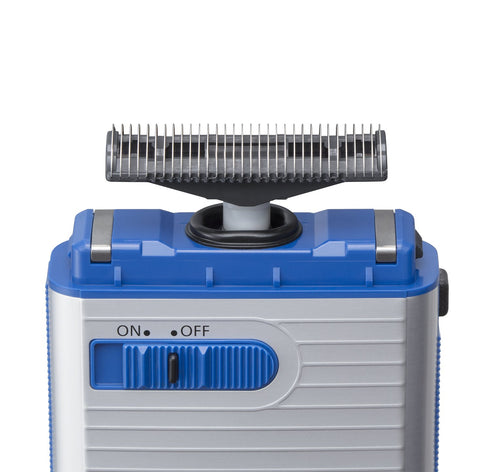 Panasonic Men's Shaver ES-RS10-A Blue for Traveler | DC3V (2 x AA Alkaline) (Japan Model)