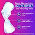 Always Radiant Feminine Pads for Women, Flexfoam Pads with Wings, Size 2, Heavy Absorbency, 78 Count