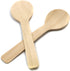 3.9 Inches Mini Kitchen Wooden Ice Cream Dessert Spoons Disposable Wood Cutlery Tableware,Pack of 100