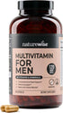 NatureWise Multivitamin for Men, Daily Male Support with Minerals & Herbs for Energy and Immunity, 240 Capsules