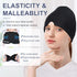 Migraine Relief Gel Ice Head Wrap - Hot and Cold Therapy Hat for Headache and Sinus Relief (Black & Blue)