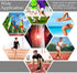 Syhood Sports(12 Pieces,71 Inches) Compression Bandage Wraps for Leg, Elastic Calf Compression Sleeve Ankle Support