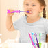 Gerrii 100 Pcs Kids Toothbrush Bulk with Soft Lovely Little Kangaroo Design, Individually Wrapped with Covers & Suction