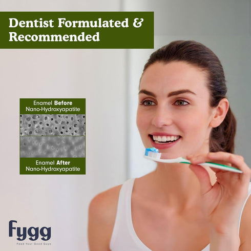 Fluoride Free Toothpaste, Nano Hydroxyapatite (Mild Mint), Dentist Recommended for Remineralizing & Whitening (4oz)