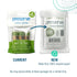 Preserve Toothpicks, Natural Mint Tea Tree Flavored for Fresh Breath, Sustainably Harvested Birch Wood - 3 Travel Cases