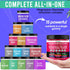 90ct 15-in-1 Pure Magnesium Glycinate Gummies 400 mg/serv - Calm Sleep Aid & Stress Relief with Ashwagandha, Tart