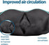 InvoSpa Deep Kneading Neck and Back Massager with Heat - Electric Full Body Relaxation Pillow