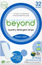Beyond Laundry Detergent Strips - Fresh Linen, Eco-friendly, Hypoallergenic, 32 Dissolvable Strips