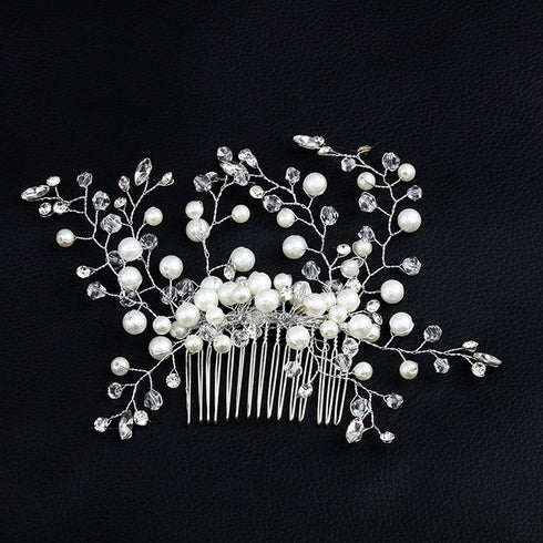 inSowni 30 Pack Silver Wedding Bridal Hair Side Combs + U Shaped Hair Pins Clips for Women Girls