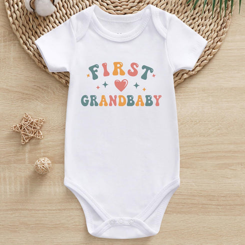 Guzcadun First Grandbaby Baby Bodysuit pregnancy announcement for grandparents